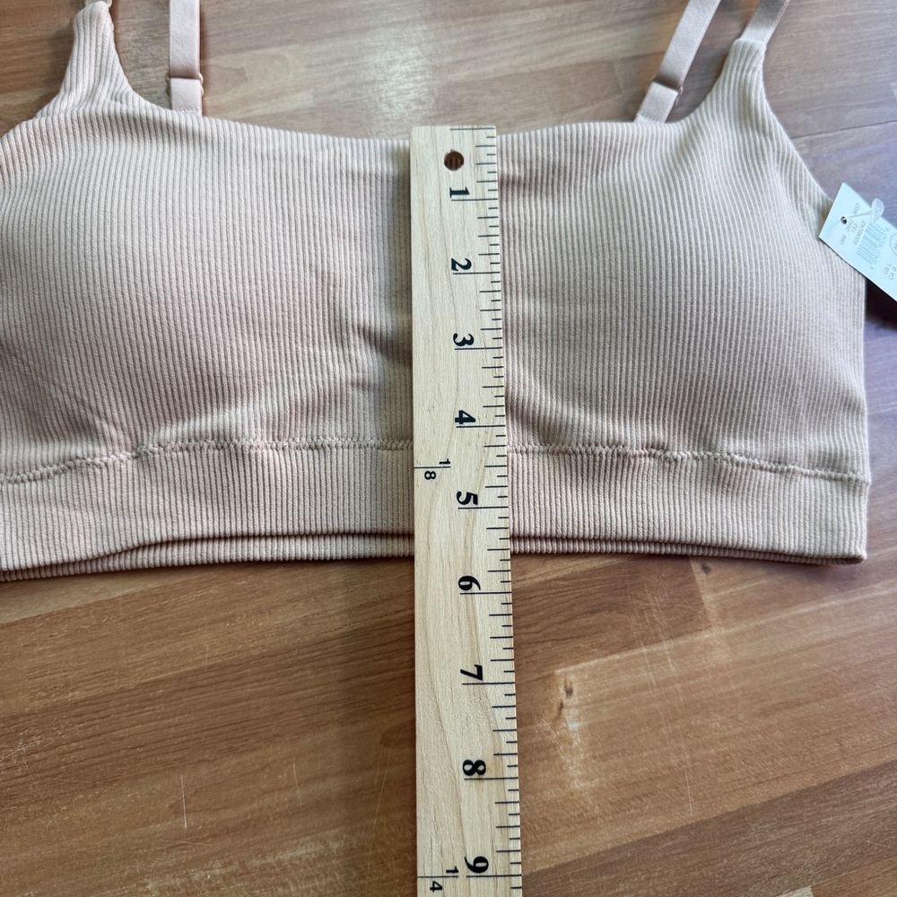 Aerie beige sports bra size large nwt - Picture 6 of 13